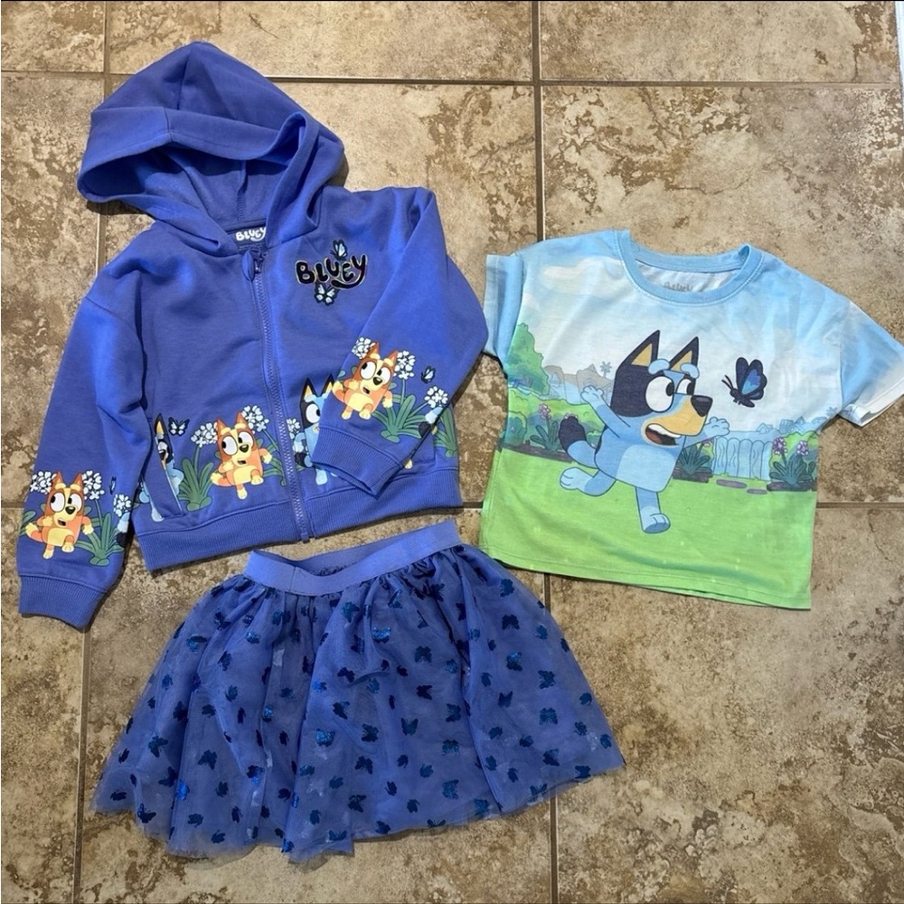 Bluey 3-piece Tutu Set 4T